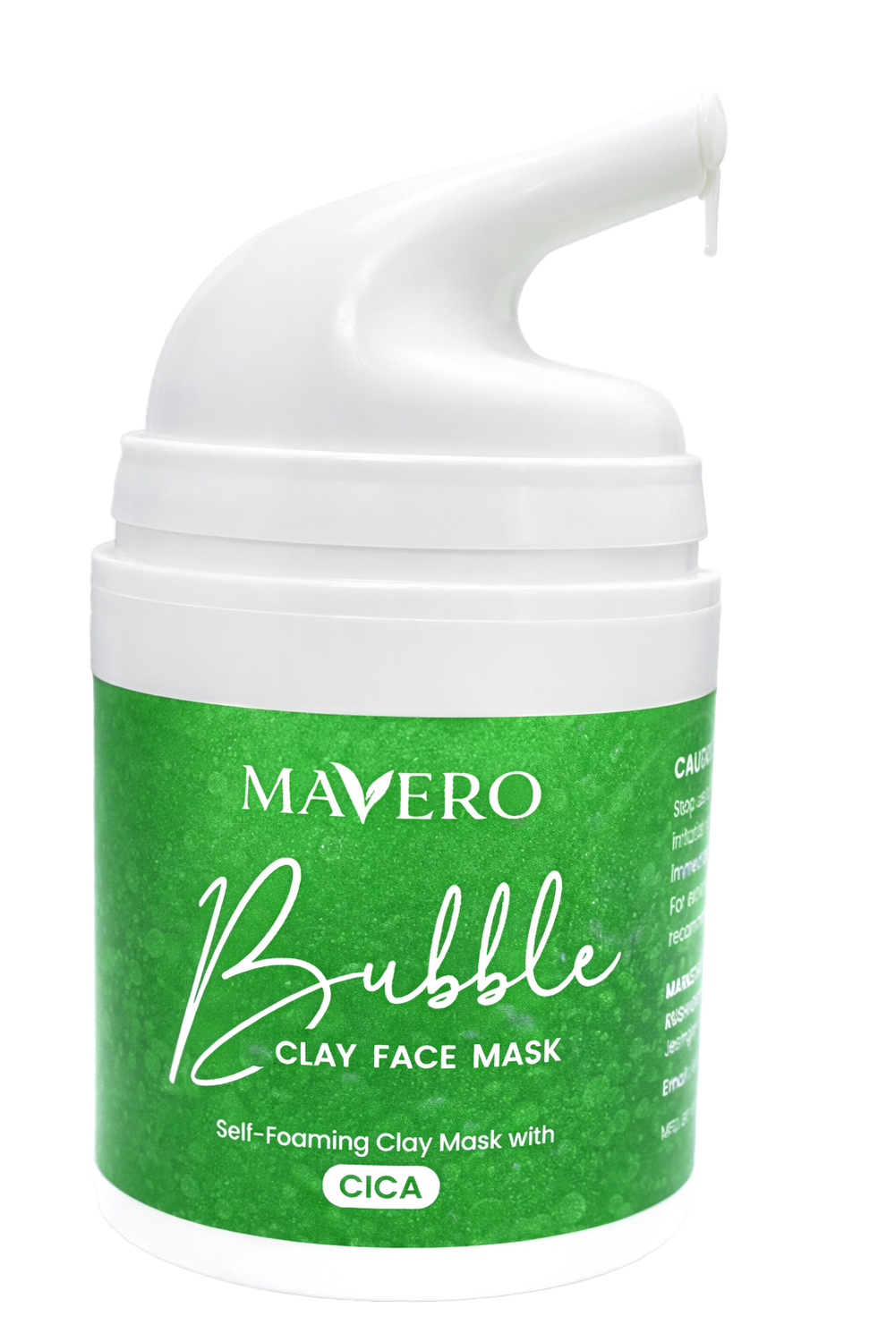 Best CICA Bubble Clay Face Mask in India by Mavero for deep pore cleansing, self-foaming skincare, blackhead removal, acne control, excess oil reduction, and instant glowing skin.
